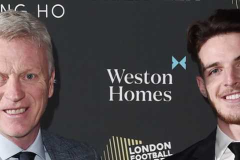 Declan Rice and David Moyes win as West Ham sweep London Football Awards again