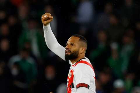 Watch Man Utd flop Bebe score rocket 30-yard free-kick for Rayo Vallecano in Copa del Rey..