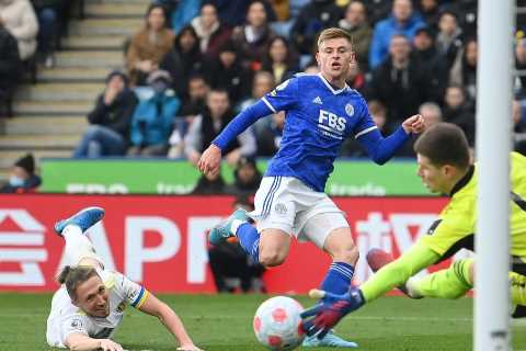 Leicester 1 Leeds 0: Marsch loses first game in charge but much-improved visitors show signs of..
