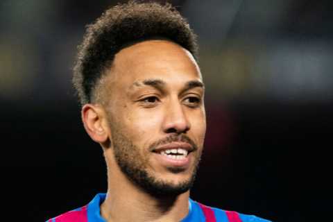 ‘I’m very happy and at home’ – Aubameyang takes Arsenal swipe after fifth Barcelona goal following..