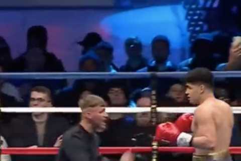 KSI’s brother Deji loses celebrity boxing bout against American YouTuber Alex Wassabi after fan..