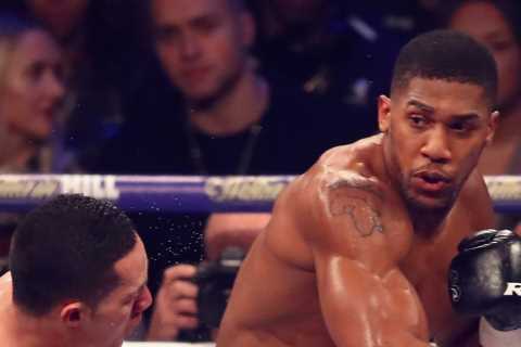 ‘I’ll fight whoever’ – Anthony Joshua open to Joseph Parker rematch if Oleksandr Usyk delays bout..