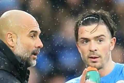 Pep Guardiola tells Jack Grealish not to be ‘stupid’ and forget worries over Man City goal haul..