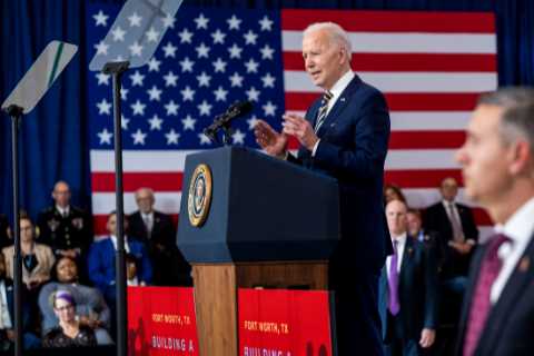In Texas, Biden Says New Legislation Could Expand Benefits for Burn Pit Victims