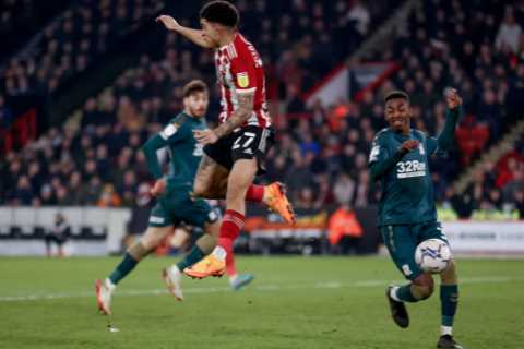 Watch Wolves loanee Morgan Gibbs-White score with sensational back-heel flick as Sheffield United..