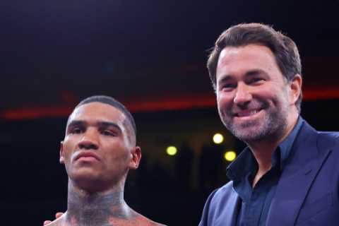 Conor Benn to fight Chris Van Heerden in Manchester on April 16 as Kell Brook clash was ‘out of the ..