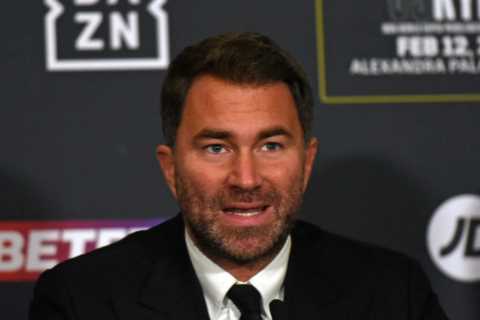 ‘Trying to close that deal’ – Eddie Hearn hoping to announce undisputed fight between George..