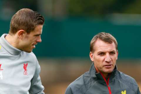 Liverpool hero Jordan Henderson reveals moment Brendan Rodgers reduced him to tears hours before..