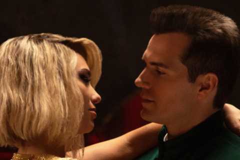 Dua Lipa is unrecognisable with short blonde bob as she dances with Henry Cavill in new look at..