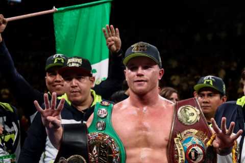 Canelo Alvarez will ‘NEVER’ fight unbeaten US star David Benavidez and may RETIRE next year, says..