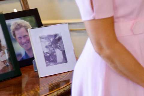 Meghan Markle’s wedding photo spotted pride of place at Charles and Camilla’s house despite rift..