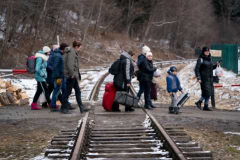 Ukrainian refugees will finally be fast-tracked into Britain, says under-fire Priti Patel 