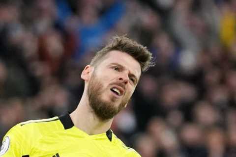 David de Gea STARTS for Man Utd against Tottenham after last-minute negative PCR test following..