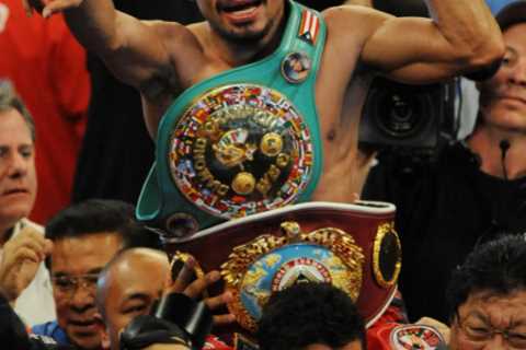 Manny Pacquiao Jr making boxing debut against legendary dad’s wishes after training with Canelo..