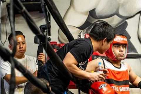 Manny Pacquiao’s son enjoys perfect start to boxing career after winning debut and impressing dad’s ..