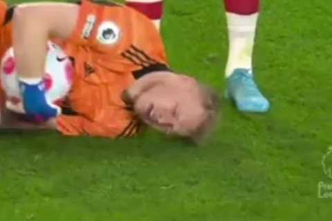 ‘Love this team’ – Touching moment Ben White wipes grass off Aaron Ramsdale’s face after Arsenal..