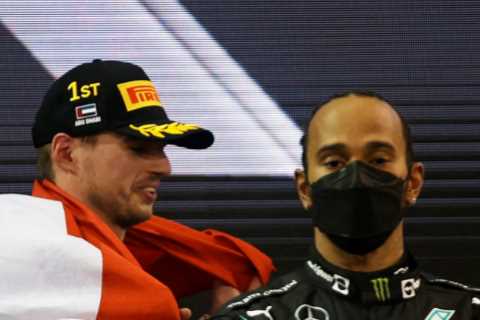‘He looks mean’ – Lewis Hamilton has not accepted controversial loss to Verstappen and is fired up..