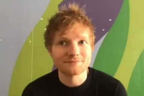 Ed Sheeran fights back tears as he pays tribute to late friend Shane Warne saying ‘he was such a..