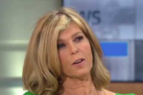 GMB’s Kate Garraway says Derek Draper had to be carried by production staff to film their garden..