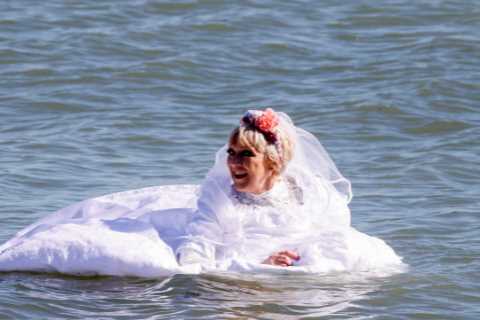 EastEnders horror as Jean Slater drowns in the sea in wedding dress after spiralling out of control