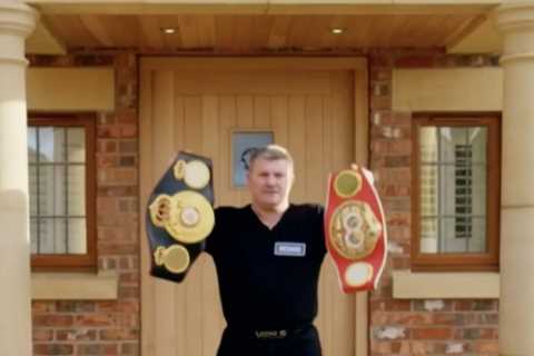 Inside Ricky Hatton’s Manchester mansion with gold dining room, home cinema, pool and diamante door ..