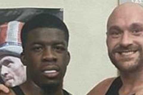 Tyson Fury brings in unbeaten British heavyweight star to spar with in training to prepare for..