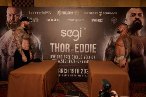 Hafthor Bjornsson warns Eddie Hall he is ready to go full six-round distance despite weighing 23st..