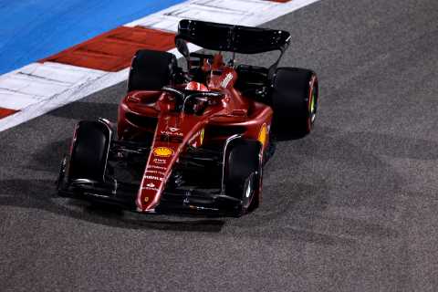 Lewis Hamilton struggles down in fifth for Bahrain GP opening race as Charles Leclerc takes pole..