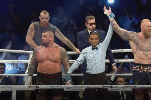 Thor vs Eddie Hall result: Hafthor Bjornsson dominates rival in thrilling Dubai bout which saw both ..