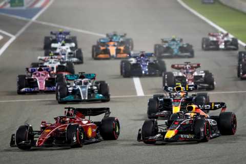 Lewis Hamilton picks up miracle podium on final lap despite Mercedes struggle as Charles Leclerc..