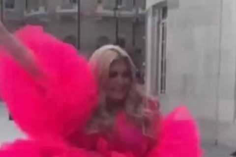 Slimmer than ever Gemma Collins shows off healthy Sunday brunch and poses on top of car in dramatic ..