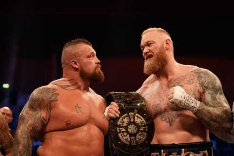 Hafthor Bjornsson details what he told Eddie Hall after winning grudge match… but refuses to reveal ..