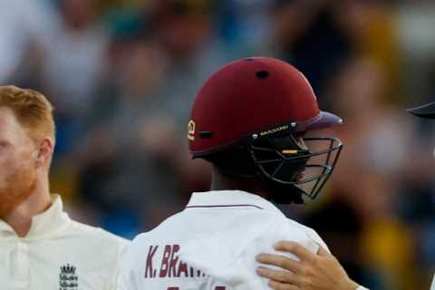 Kraigg Brathwaite keeps England at bay again as West Indies battle to draw in Barbados