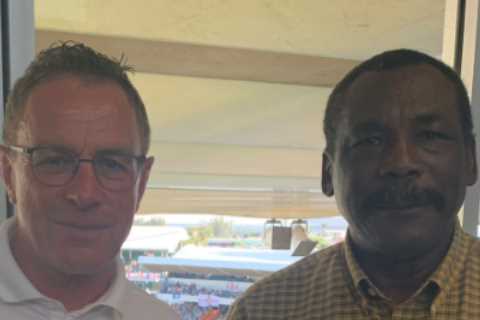 Man Utd boss Ralf Rangnick watches England play West Indies in Barbados but fans convinced he’s not ..