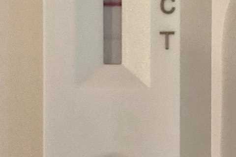 What does a faint line on your lateral flow test mean?