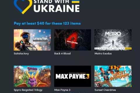 Incredible bundle nets you £2k worth of games – and proceeds go to Ukraine