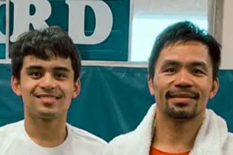 Seven father-son boxing duos like the Mayweathers, Eubanks, Benns and Hattons as Pacquiao’s son..