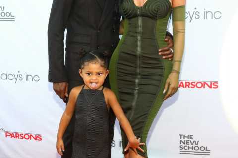Kylie Jenner shows off custom made Chrome Hearts stroller just one month after welcoming son Wolf..