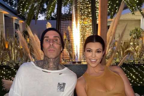 Kourtney Kardashian’s fiancé Travis Barker gives tour of studio at $2.8M mansion including $800..