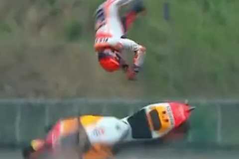 Marc Marquez damages nerve in eye and is suffering from double vision after MotoGP star’s horror..