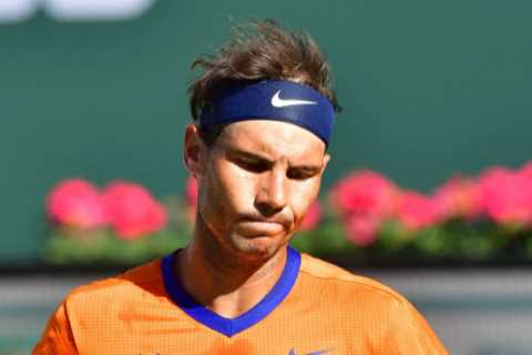 Rafa Nadal ruled out for six weeks with stress fracture in rib after struggling to breathe in..