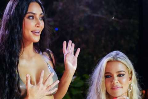 Khloe &amp; Kim Kardashian take shots at Miami SKIMS party as sister Kourtney is missing from the..
