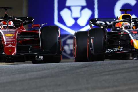 Verstappen was less aggressive to Leclerc than he was to Hamilton, claims Brundle after witnessing..