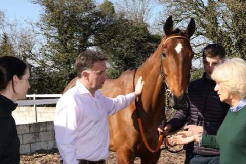 Camila meets champion jockey Rachel Blackmore and her unbeaten racehorse at stables in Ireland