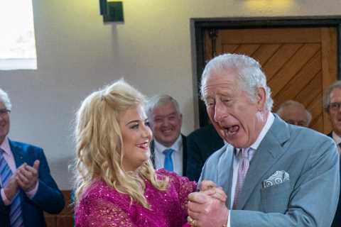 Prince Charles puts his best foot forward during Irish folk dance lesson