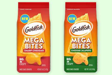 Who are the actors in the Goldfish Mega Bites commercial?