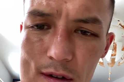 Josh Warrington’s broken jaw so badly damaged he is on liquid diet and can’t have fry up treat..