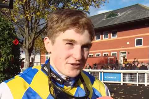 ‘We feared the worst’ – Jockey Conner McCann, 18, to have MRI scan today as horrific injuries..