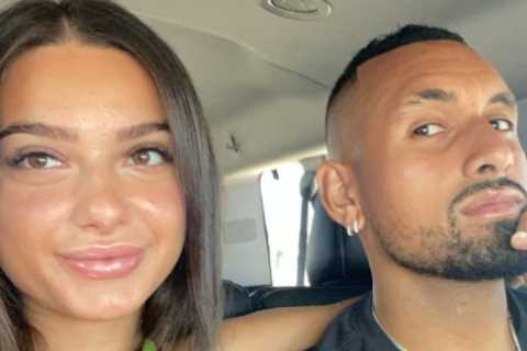 Nick Kyrgios appears to confirm engagement to girlfriend Costeen Hatzi after just five months as..