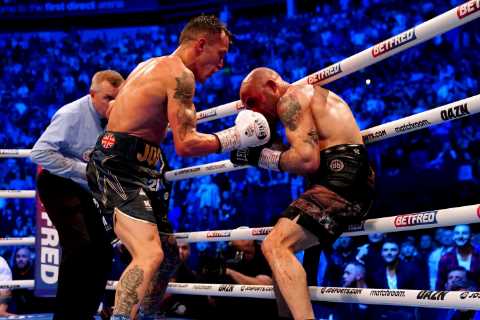 Josh Warrington considers liquidising KEBAB after having his jaw broken in brutal Kiko Martinez..